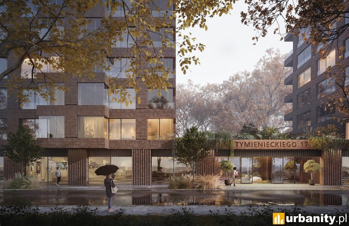 Projekt inwestycji T17 na Księżym Młynie, wiz. materiały dewelopera