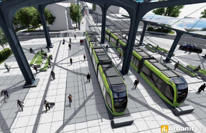 Węzeł przesiadkowy w Gorzowie Wielkopolskim - wizualizacja