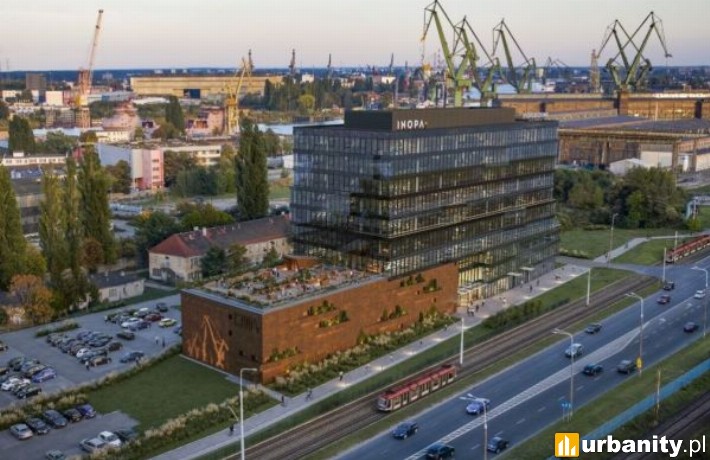 Wizualizacja biurowca C300 Office w Gdańsku