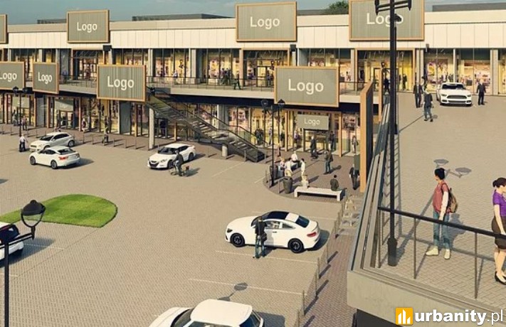 Projekt nowego centrum handlowego w Dzierżoniowie