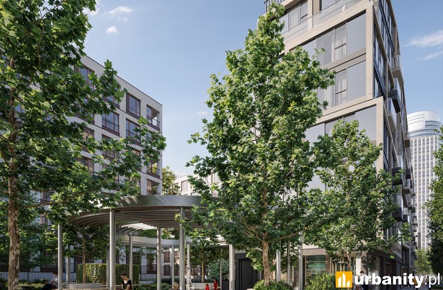 Projekt inwestycji Chłodna 35 w Warszawie, wiz. materiały dewelopera