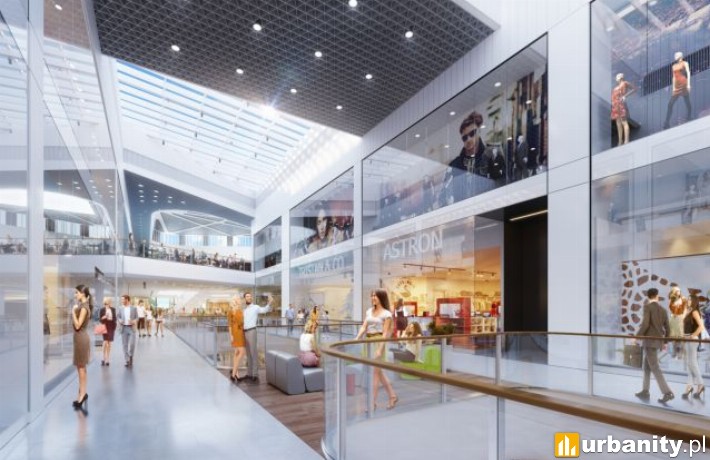 Projekt wnętrz przyszłej Galerii Libero