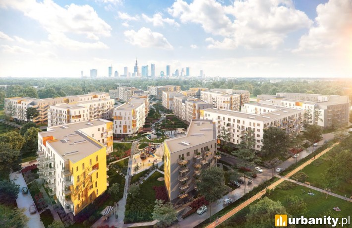 Projekt osiedla Miasto Moje w Warszawie