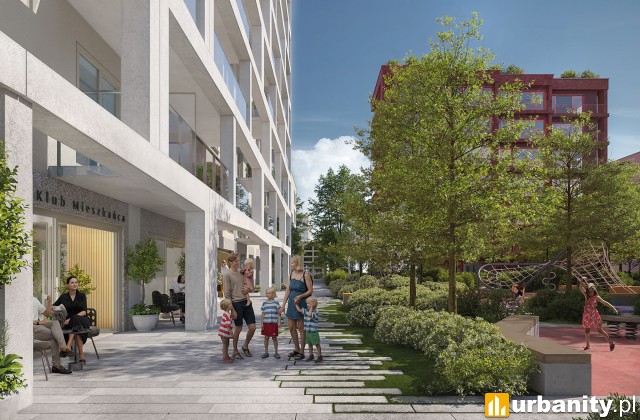 Modern Mokotów w Warszawie, wizualizacja, wiz. materiały inwestora