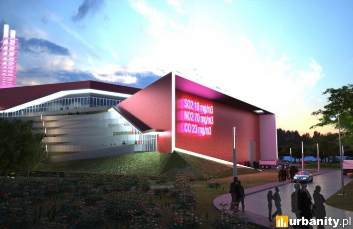 Wstępna koncepcja spalarni, proj. Schleifer, Milczanowski Architekci S.C. 