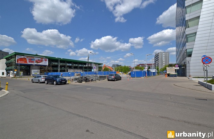 Działka, na której powstanie kompleks biurowców Echo Investment, fot. alsen strasse 67