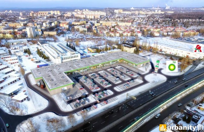 Wizualizacja galerii Vendo Park w Dąbrowie Górniczej