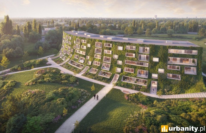 Projekt inwestycji Aura w Poznaniu, wiz. materiały inwestora