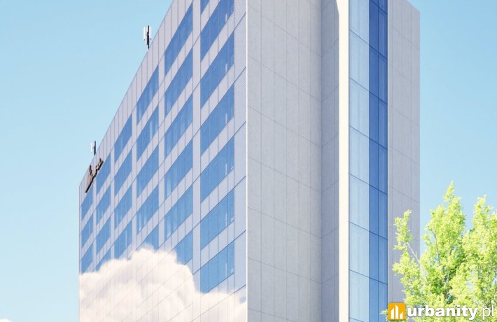 Biurowiec "Lipsk" w Sosnowcu przejdzie remont, wizualizacja, wiz. materiały inwestora