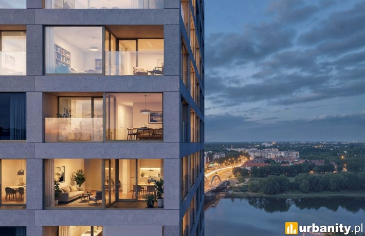 Projekt osiedla Jaracza 79 we Wrocławiu, wizualizacja, wiz. materiały dewelopera