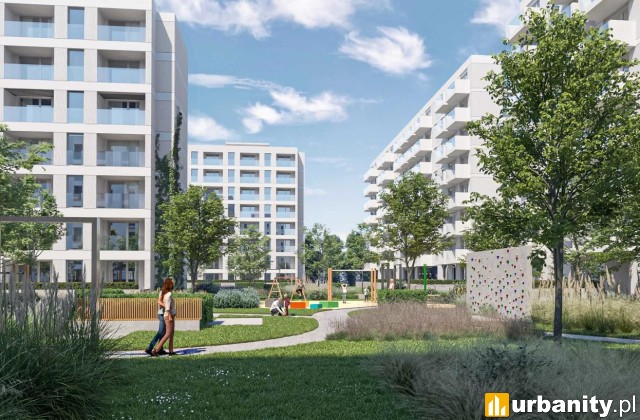 Projekt osiedla firmy Ronson na Ursusie, wiz. Pyłka Myszkowski Architekci