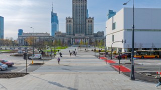 Ze Złotej - przez Marszałkowską - na plac Centralny. Nowe przejście otwarte, fot. um.warszawa.pl