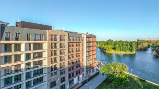 Gotowe apartamenty z widokiem na Wisłę i fragment nowego bulwaru nad basenem portowym Portu Praskiego