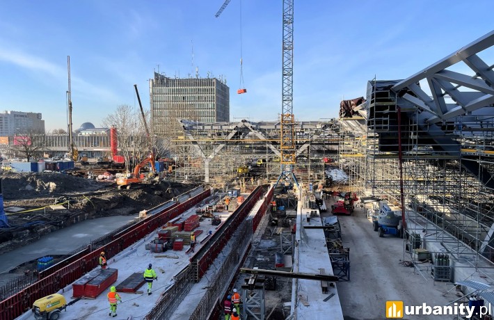 Tak obecnie wygląda stacja Warszawa Zachodnia, fot. Budimex S.A.