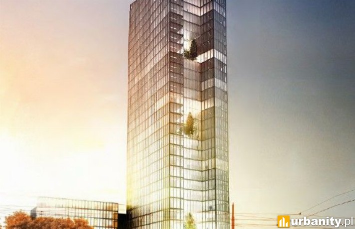Projekt wieżowca przy Okopowej