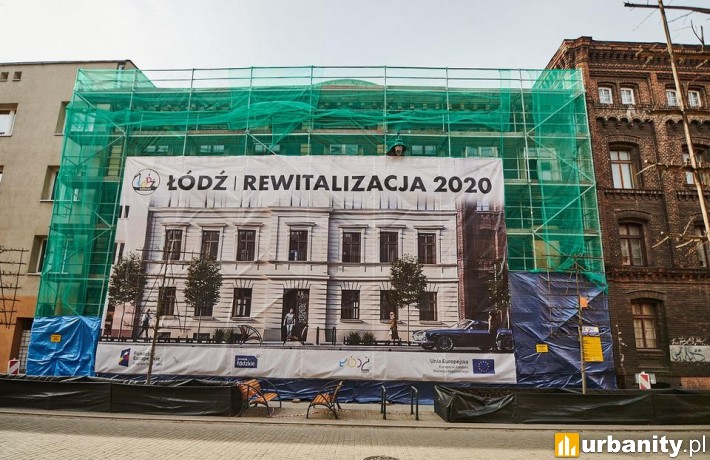 Remont kamienicy przy Gdańskiej 1 w Łodzi (fot. UMŁ)