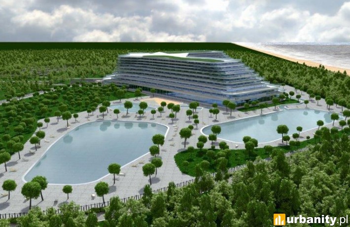 Projekt hotelu sieci Gołębiewski w Pobierowie