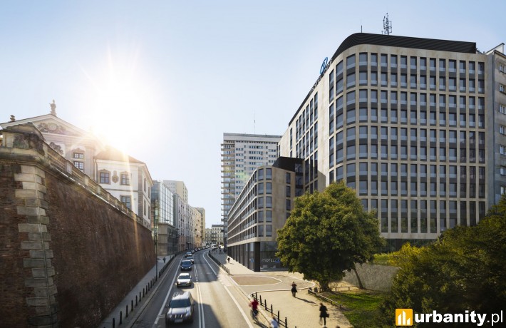 Motel One w Warszawie - wizualizacja