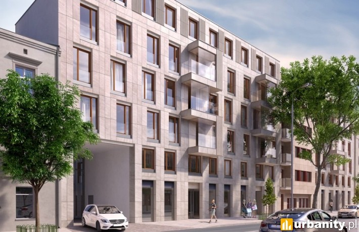 Kościuszki Apartments w Krakowie - wizualizacja