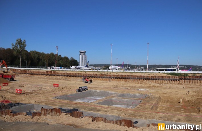 Kamień węgielny pod budowę Terminalu T6 w Kraków Airport, fot. Mostostal Warszawa
