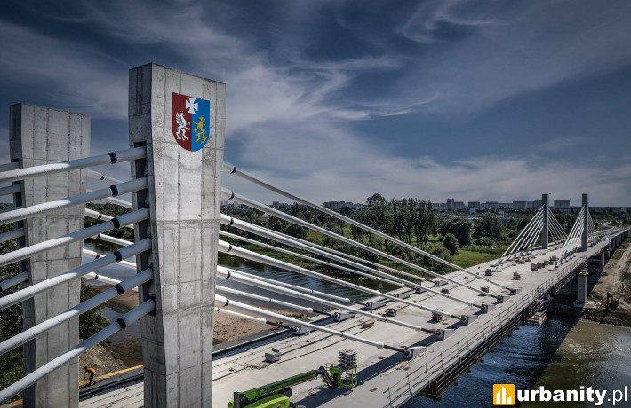 Budowa mostu przez San w Stalowej Woli, fot. Strabag