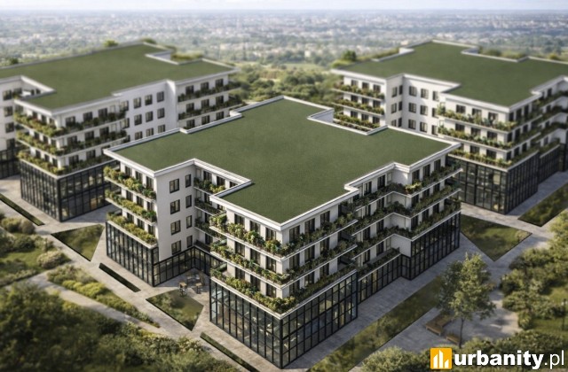 Projekt inwestycji Muchoborska 8 we Wrocławiu, wiz. materiały dewelopera