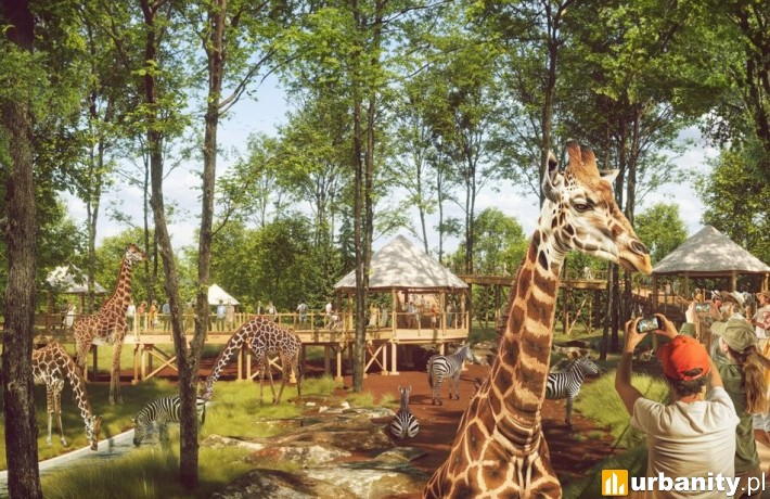 Orientarium ZOO Łódź - projekt rozbudowy, wiz. materiały inwestora