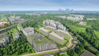 Projekt Osiedla Aurora w dziel nicy Włochy, wiz. Dantex