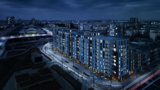 Wiecha na I etapie osiedla Primo w Nowym Centrum Łodzi