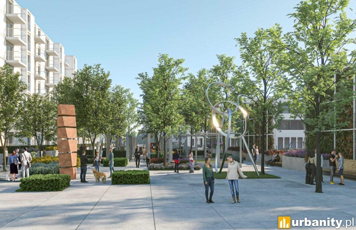 Projekt osiedla firmy Ronson na Ursusie, wiz. Pyłka Myszkowski Architekci