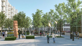 Projekt osiedla firmy Ronson na Ursusie, wiz. Pyłka Myszkowski Architekci