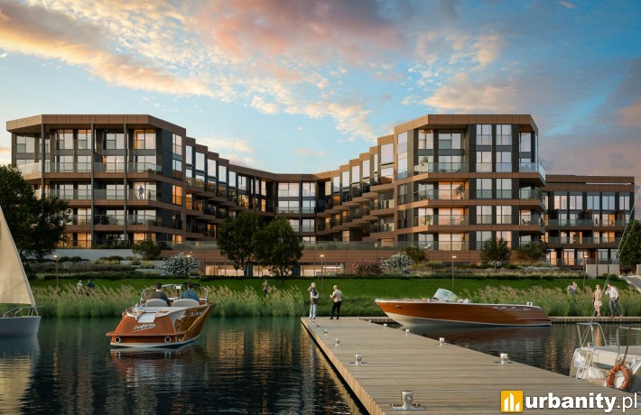 Portico Marina, projekt inwestycji, wiz. materiały inwestora