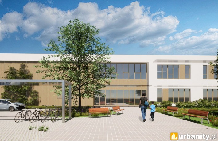 Wizualizacja nowego przedszkola przy Hallera we Wrocławiu, fot. materiały prasowe