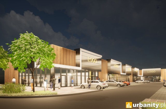 Retail Park Sulęcin, wiz. materiały prasowe