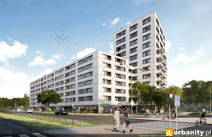 Ursynów#22 w Warszawie, wizualizacja, wiz. materiały prasowe