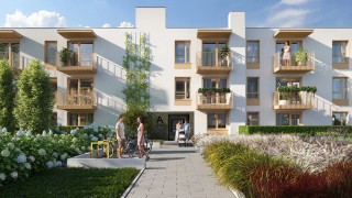 Projekt inwestycji Aroniowa Vita na Białołęce, wiz. Develia