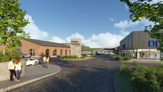 Wizualizacja parku handlowego pod nazwą Dawna Fabryka w Jeleniej Górze, wiz. materiały prasowe