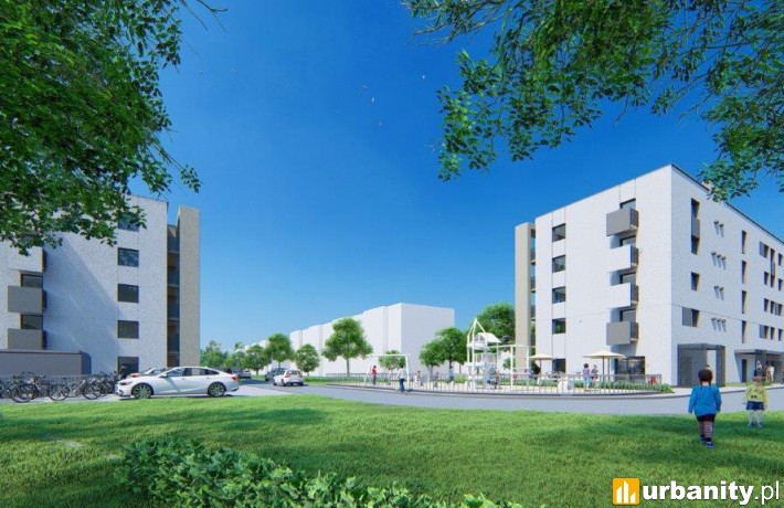 Projekt osiedla przy ulicy Nadolnik w Poznaniu