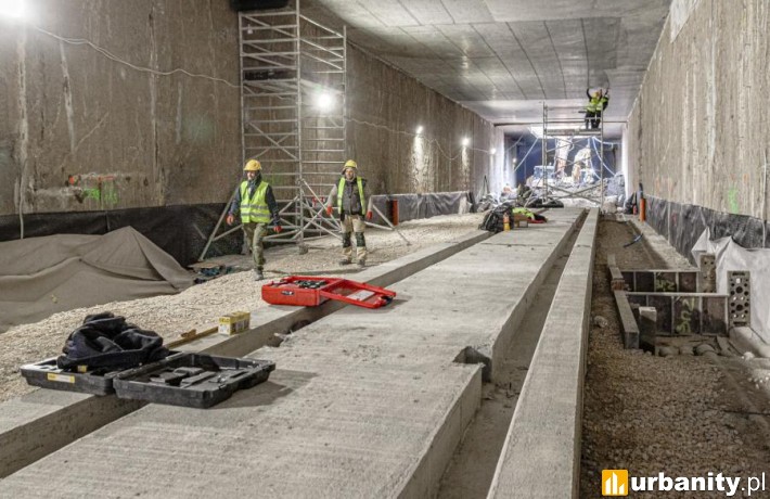 Zbliża się połączenie tunelu z przystankiem pod Dworcem Zachodnim, fot. Tramwaje Warszawskie