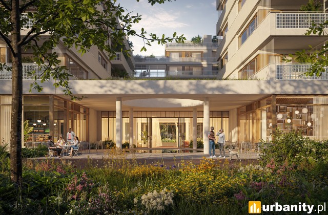Projekt inwestycji Apartamenty M7 w Warszawie, wiz. materiały dewelopera