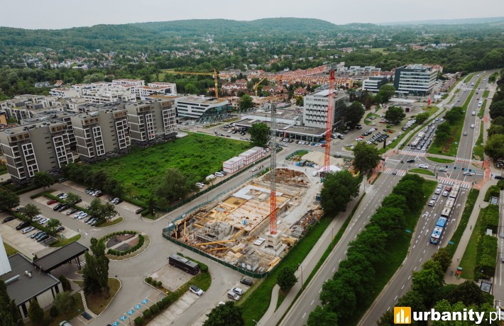 Wmurowanie kamienia węgielnego pod budowę inwestycji LifeSpot w Krakowie, fot. Eiffage Immobiler Polska