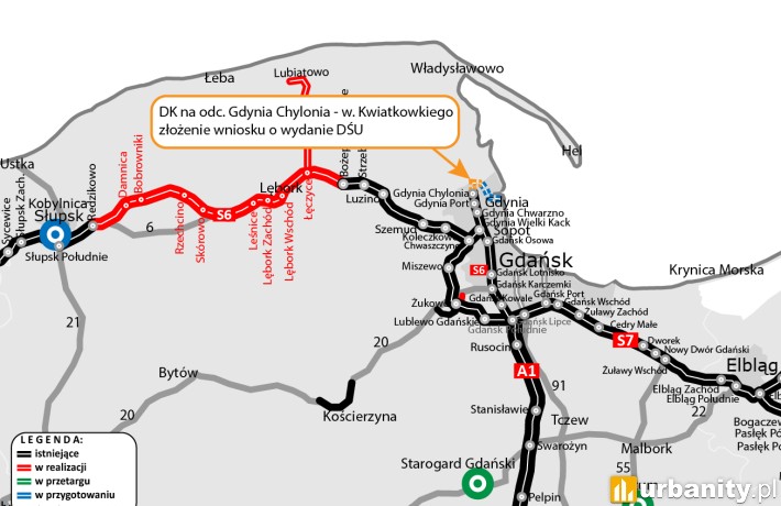 Droga Czerwona - złożono wniosek o decyzję środowiskową, fot. GDDKiA