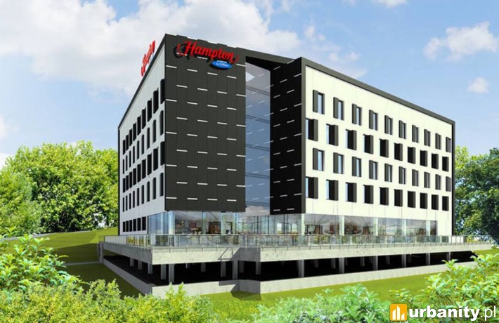 Wizualizacja 3-gwiazdkowego hotelu Hampton by Hilton