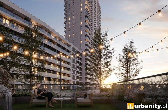 projekt osiedla Mocha Tower na Pradze-Południe, wiz. materiały inwestora