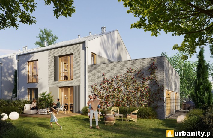 Nova Wola Park, wizualizacja osiedla, wiz. materiały dewelopera