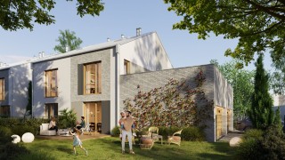 Nova Wola Park, wizualizacja osiedla, wiz. materiały dewelopera