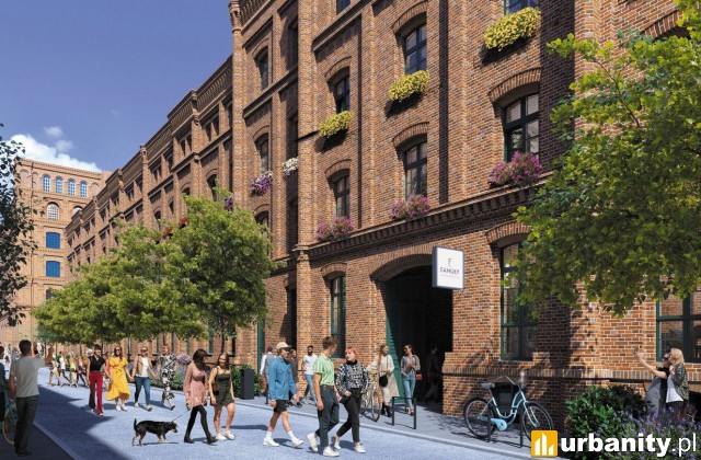 Projekt rewitalizacji famuł robotniczych przy Ogrodowej w Łodzi, fot. materiały prasowe