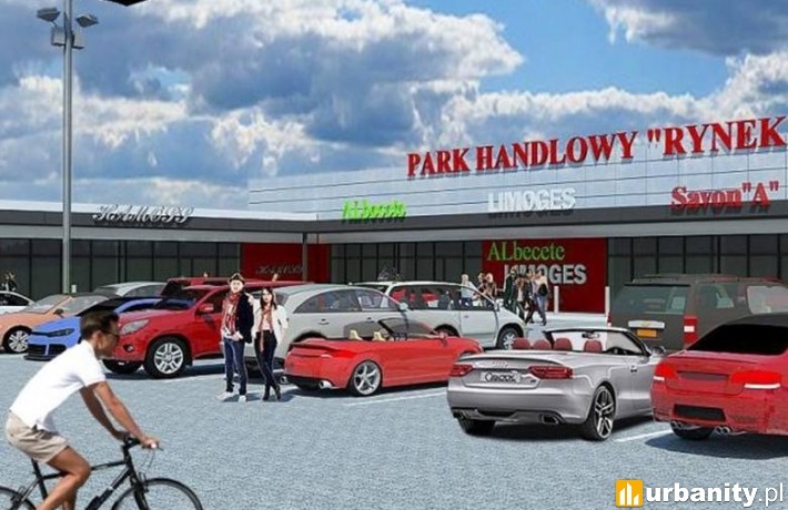 Park Handlowy Rynek w Zawierciu - wizualizacja