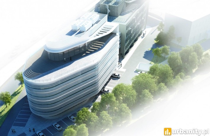 Projekt kolejnego biurowca w kompleksie Sportowa Centrum