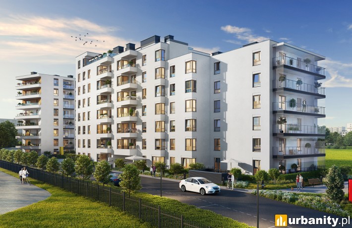 Apartamenty Literacka na warszawskich Bielanach, fot. materiały dewelopera